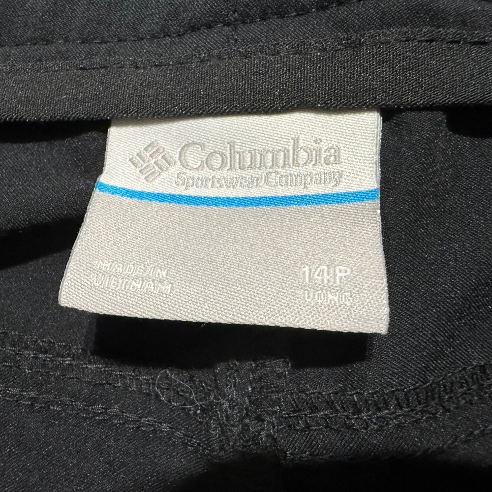Columbia Mumbai Mover II Hiking Pants Womens 14P Black Outdoor Performance - Picture 3 of 6